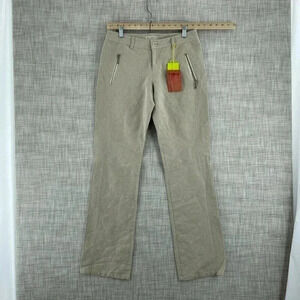 Etro Milano Hemp blend Pants Womens 42 (M) tan 0463